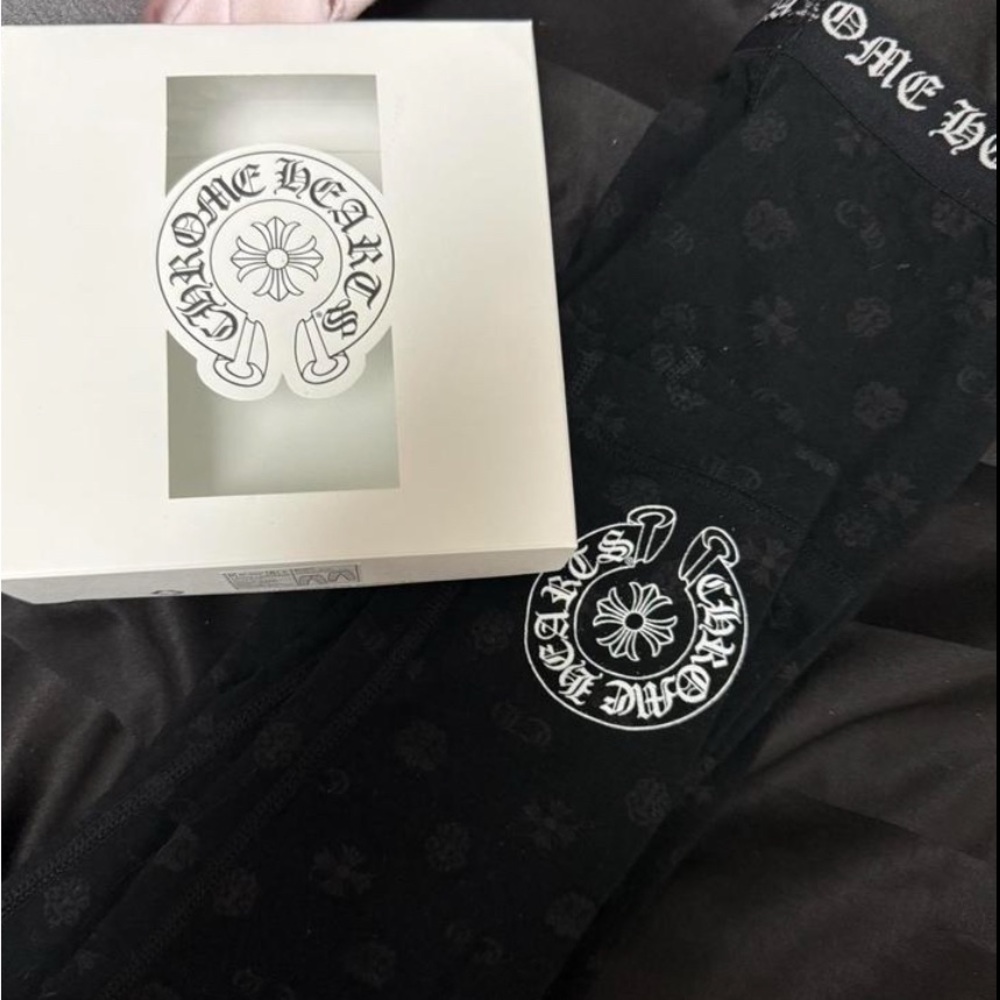 Chrome Hearts White and Black Graphic Tee